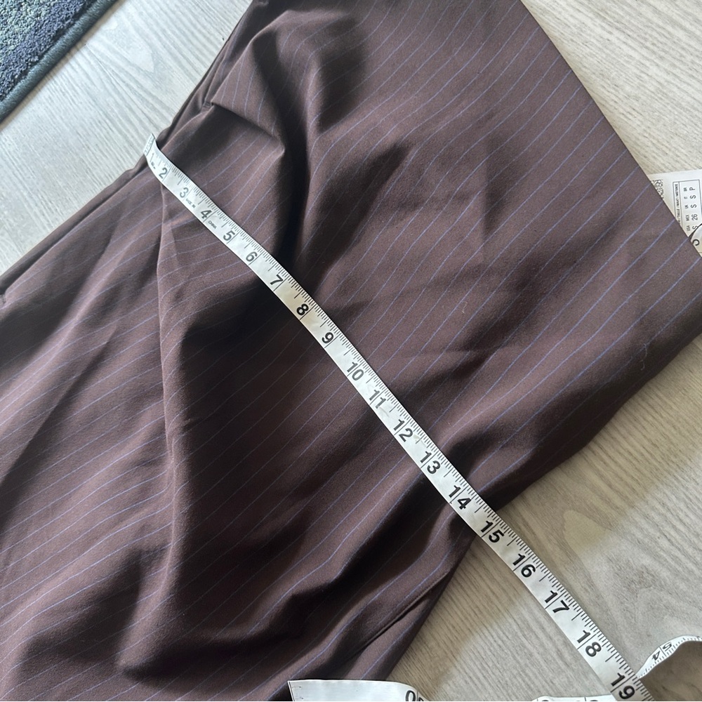 Zara Brown Strapless Dress - Picture 14 of 14